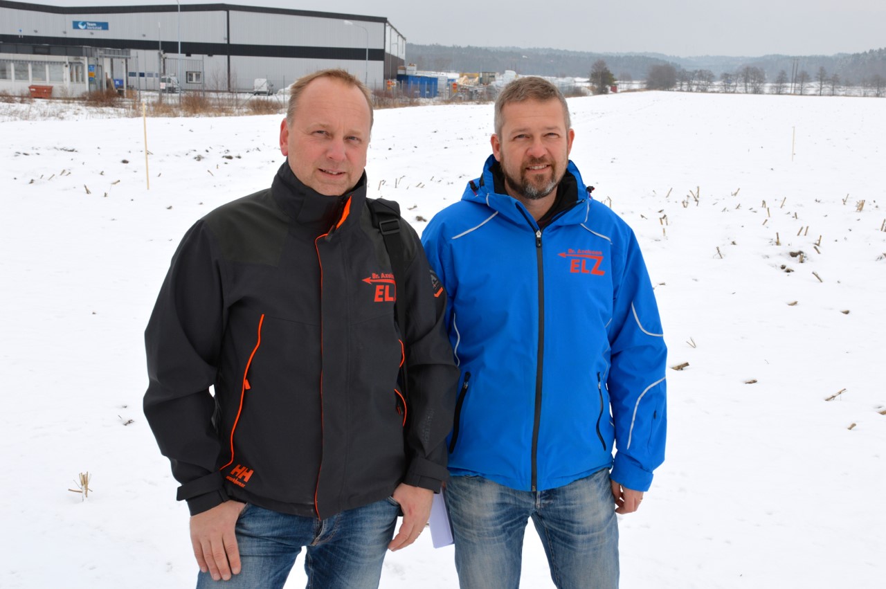 Anders Olausson och Anders Edlund, ägare av Br Axelsson El AB