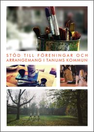 Framsida broschyr: Stöd till föreningar och arrangemang i Tanums kommun