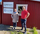 Näringslivsutvecklare Elenor Olofsson och Eric Carlebom, Slottet Boats