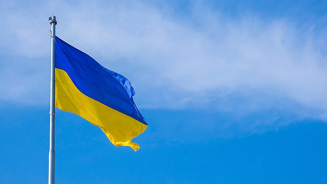 Ukrainsk flagga