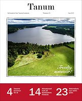Omslaget på informationstidningen Tanum nummer 52